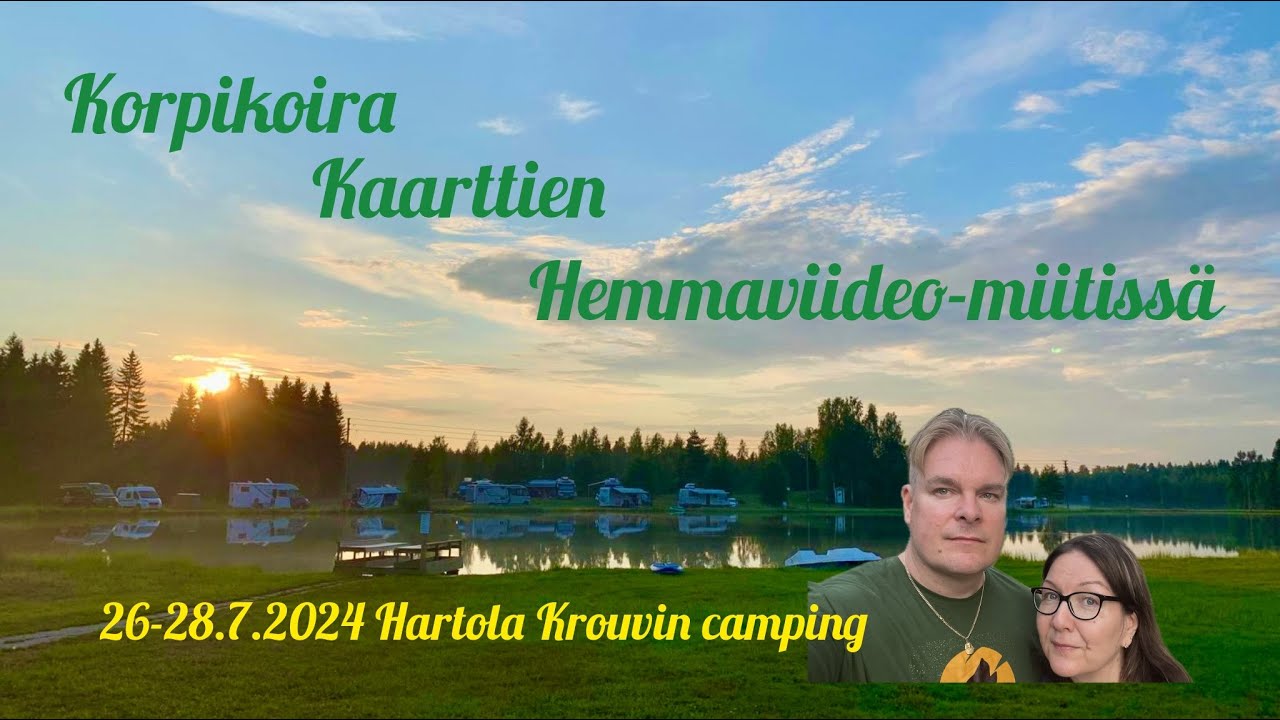 Korpikoira Kaarttien hemmaviideo-miitissä 2024.