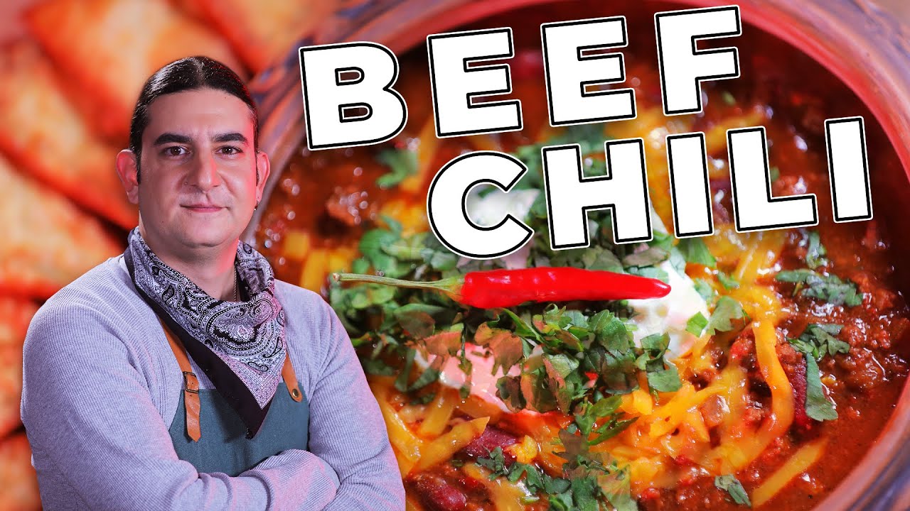 Stout Beef Chili by Chef Rudy | Recipe Maker | Cooking Channel
