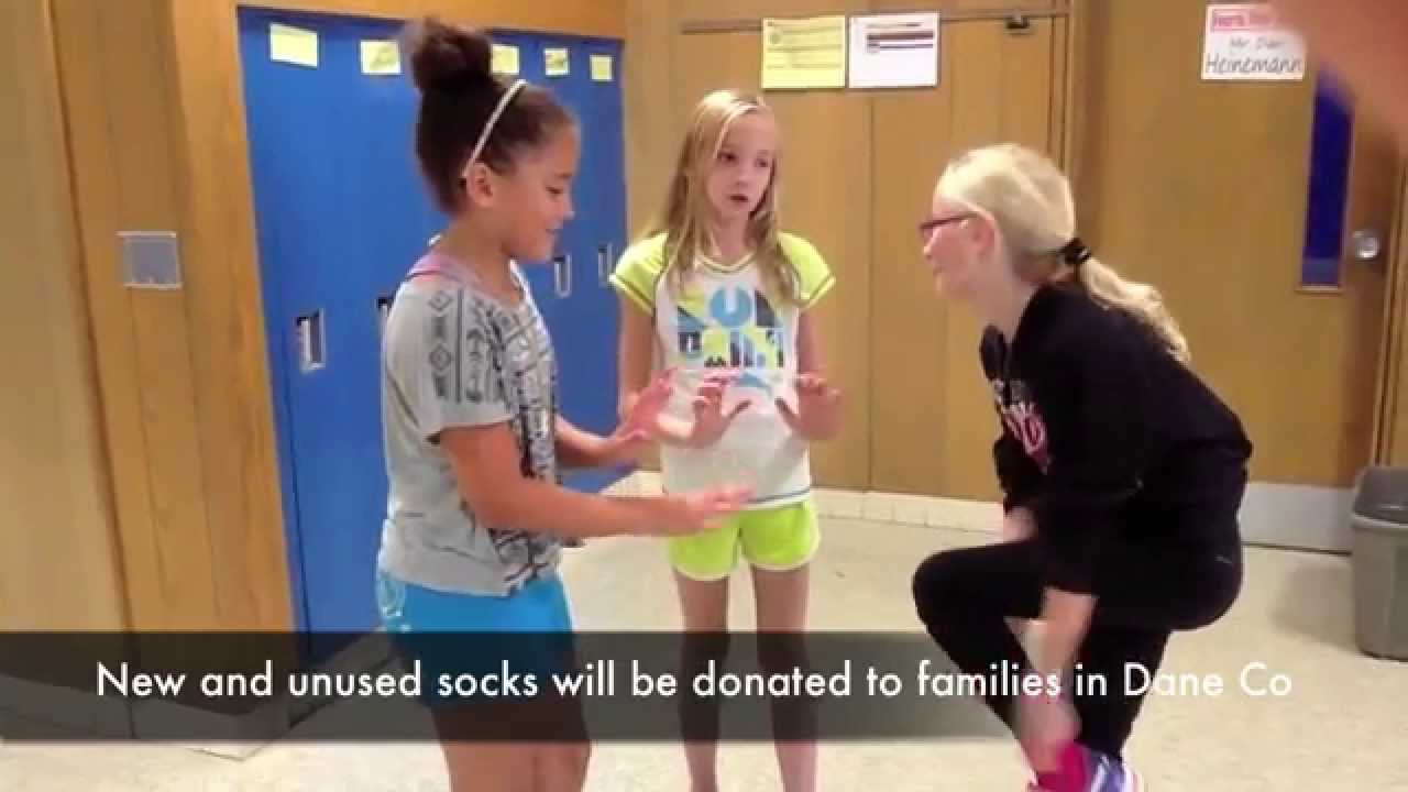 Socktober at Elvehjem Elementary
