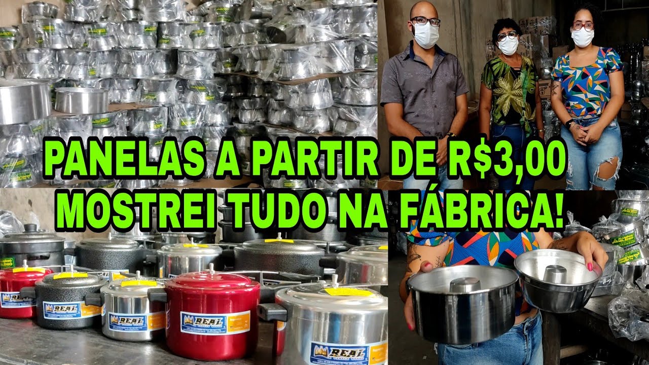 FÁBRICA DE PANELAS DE ALUMÍNIO A PARTIR DE R$3,00😱 MOSTREI TUDO ,ENVIA PRA TODO BRASIL 🇧🇷