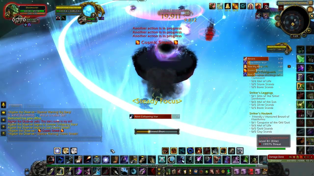 WoW Algalon 25 solo on MoP Twinstar Helios private server