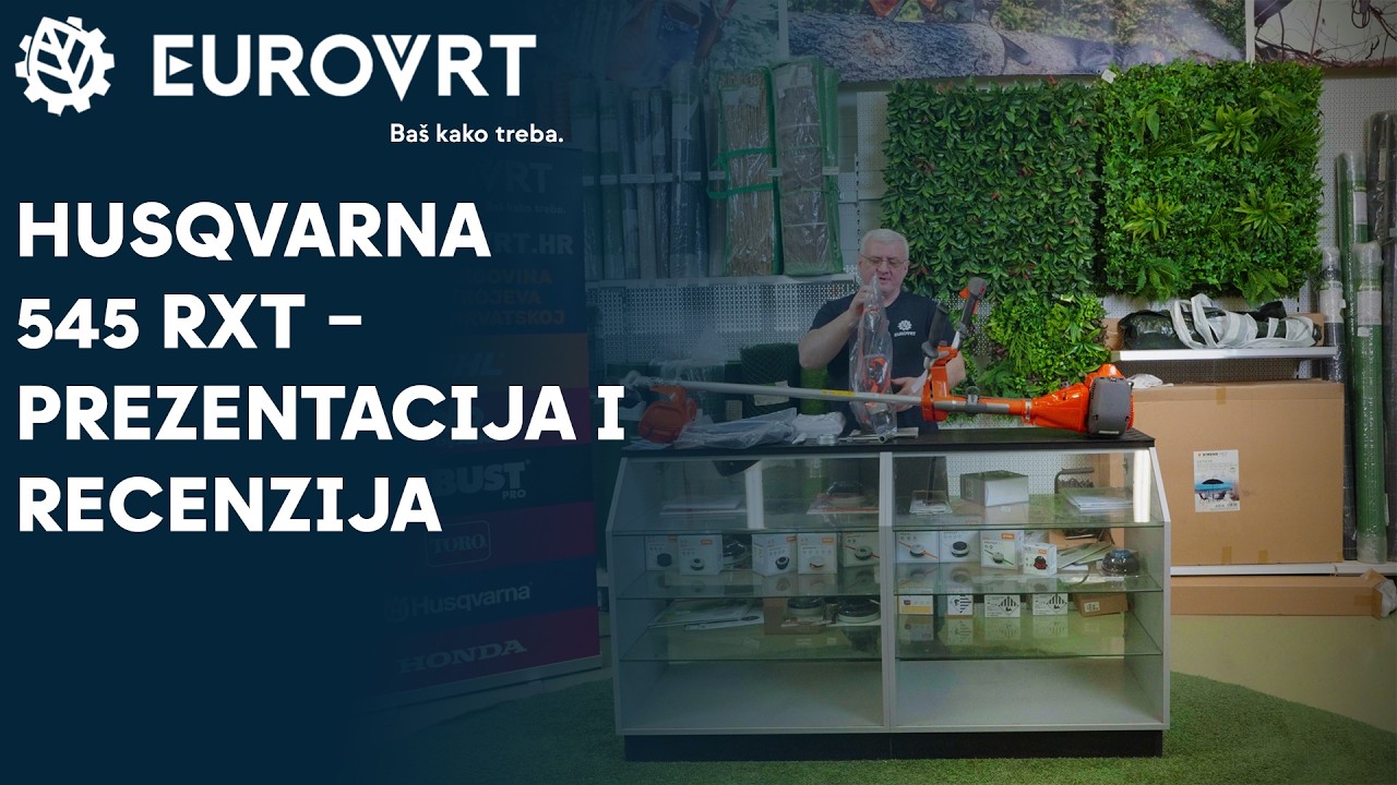 Prezentacija Husqvarna 545 RXT — Vrhunska Profesionalna Motorna Kosa | Eurovrt.hr
