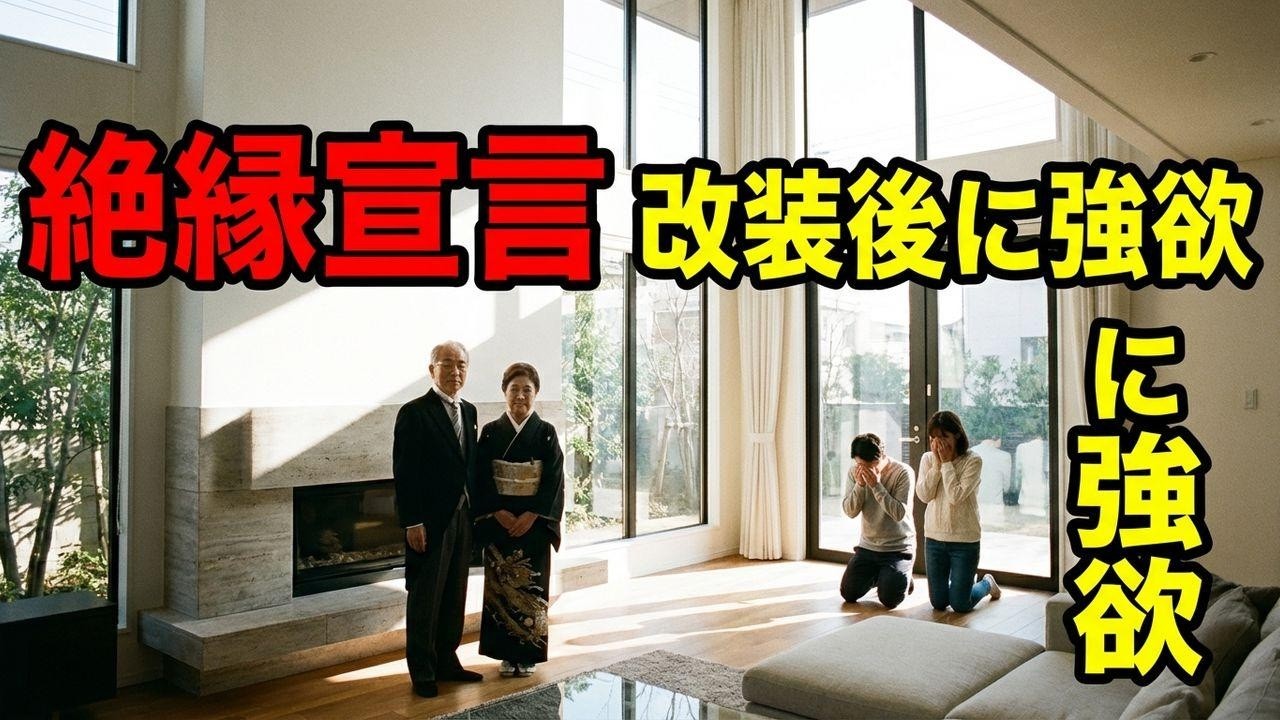 「ボロ家は無理」と拒否した嫁が、改装後に家を強奪！？絶縁宣告で大逆転！