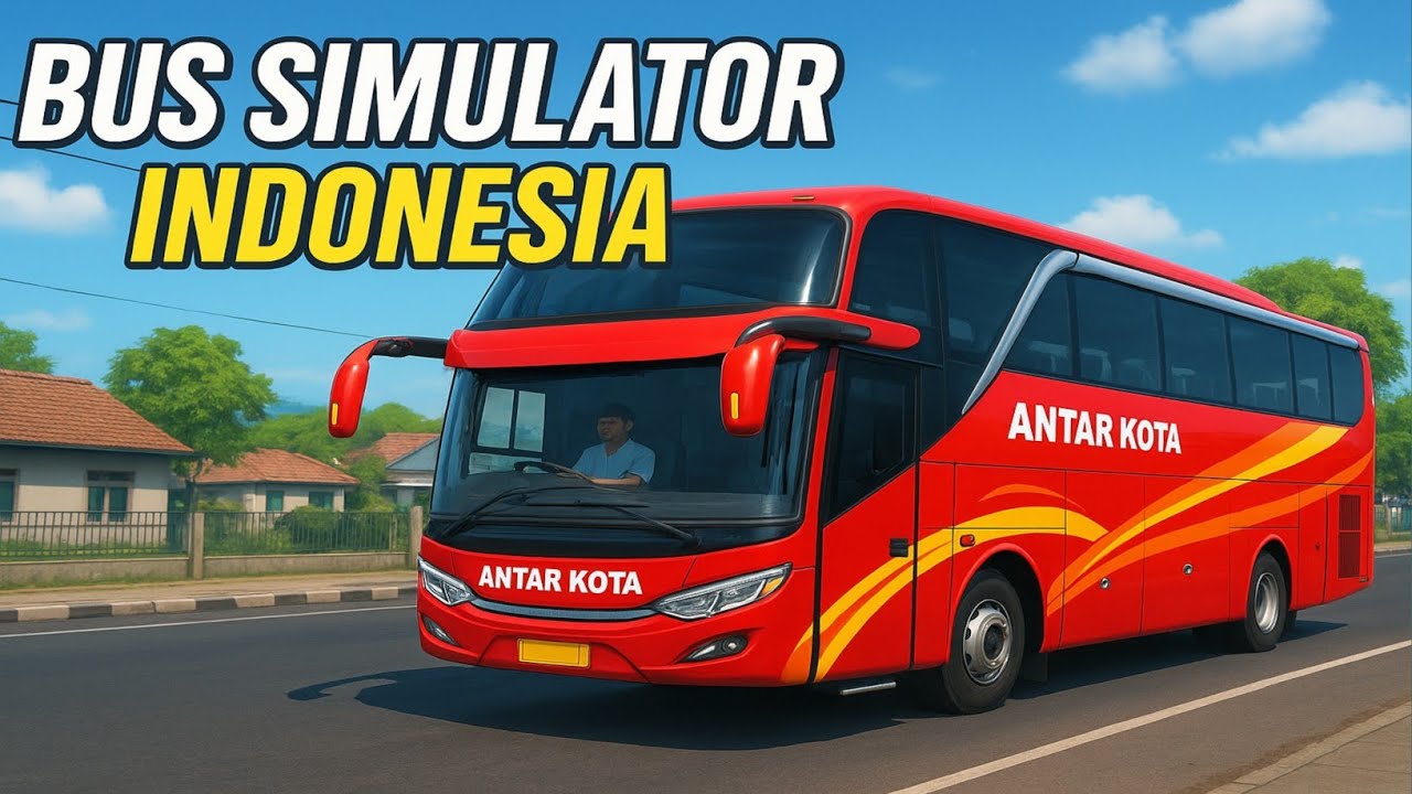 Playing Bus Simulator Indonesia ll Bus Journey with Passengers ll Various Places 🚌