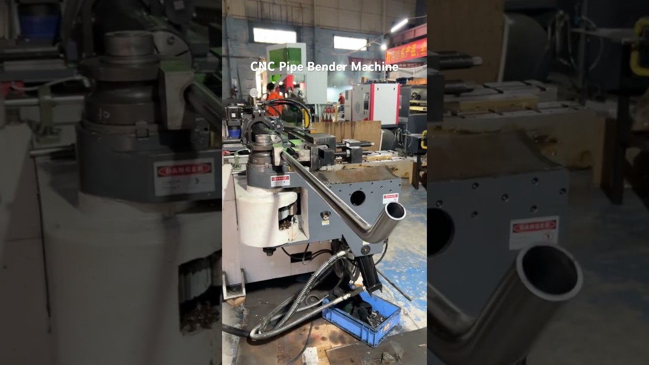 Mandrel Pipe Bender Machine for Carbon Steel Pipe #tubefabrication #machine #cnc #pipebender