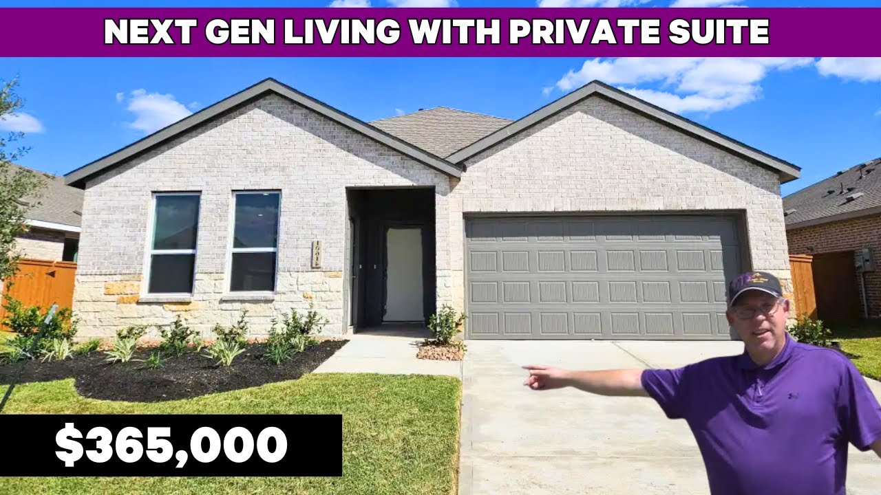 New Homes in Katy Texas | 3.99% Fixed Rate NextGen Tour | 4 Bed 3 Bath in Sunterra Community