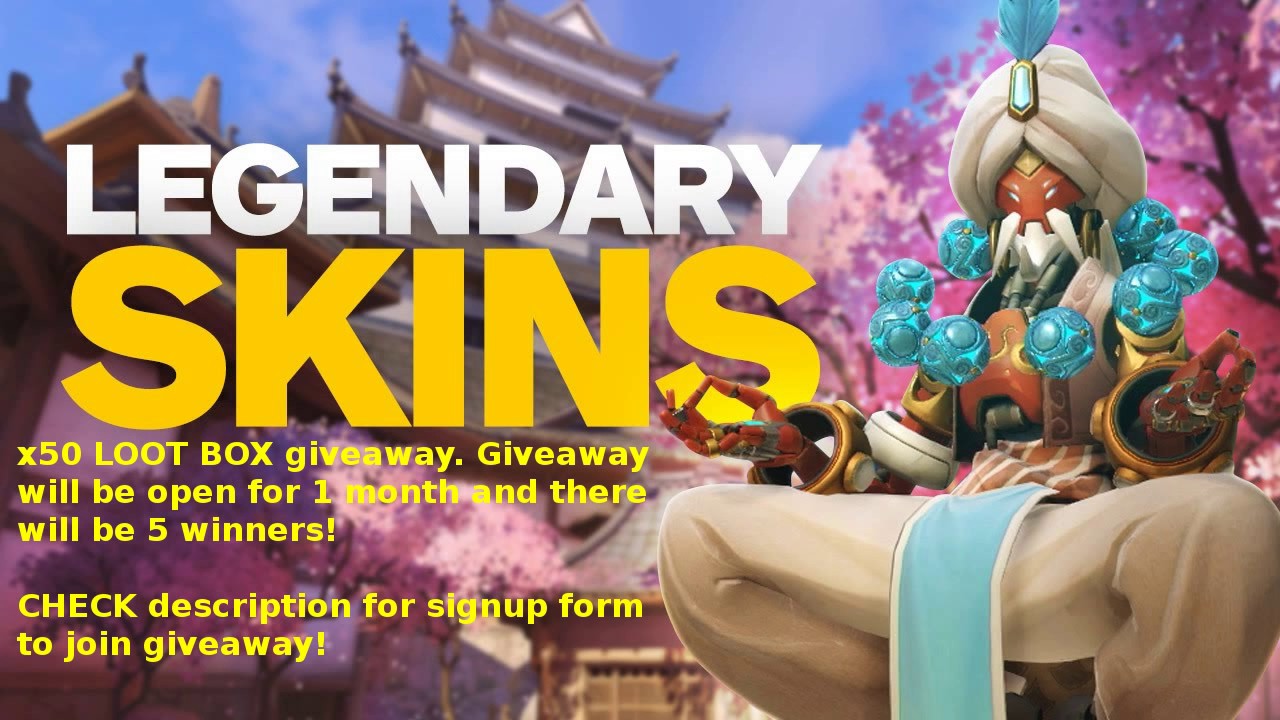 Free overwatch loot boxes | Giveaway! x50 loots 5 possible winners