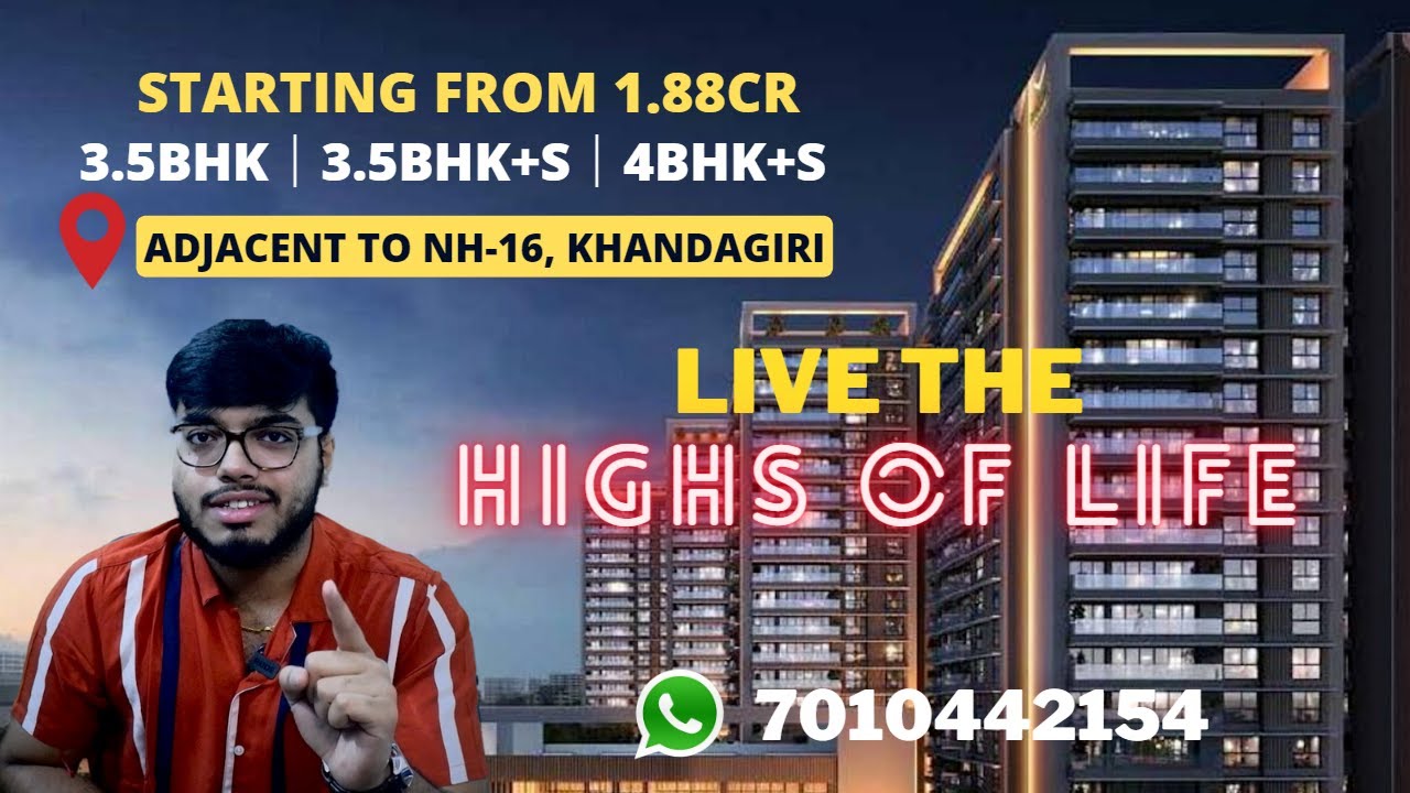 Luxury 2 & 3 BHK Apartments in Bhubaneswar , NH-16 , Khandagiri II WP/CALL - 7010442154 , 6370576197