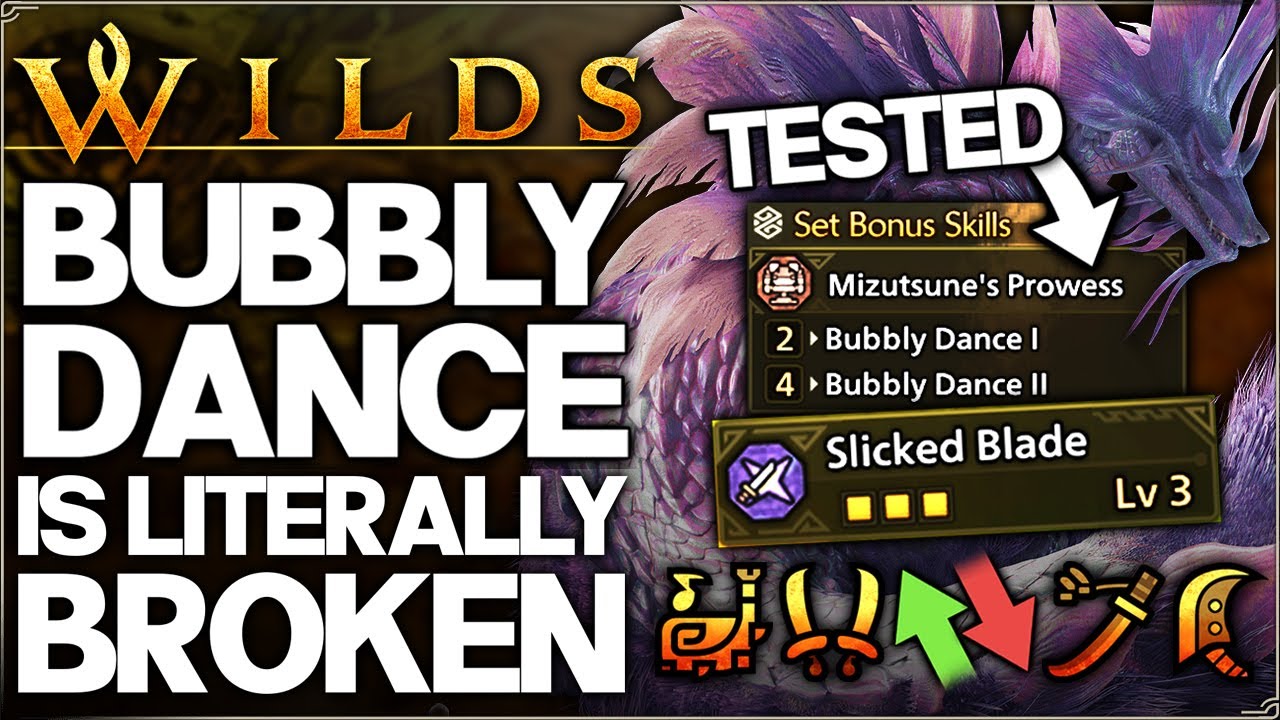 Monster Hunter Wilds - New Bubbly Dance & Slicked Blade is Weird - Tests, Build & Best Weapon Guide!