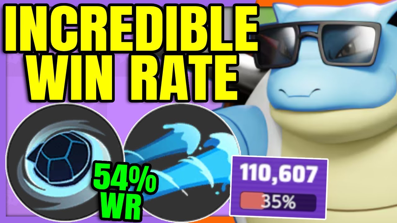 If you aren't playing this BLASTOISE BUILD yet you are missing out | Pokemon Unite