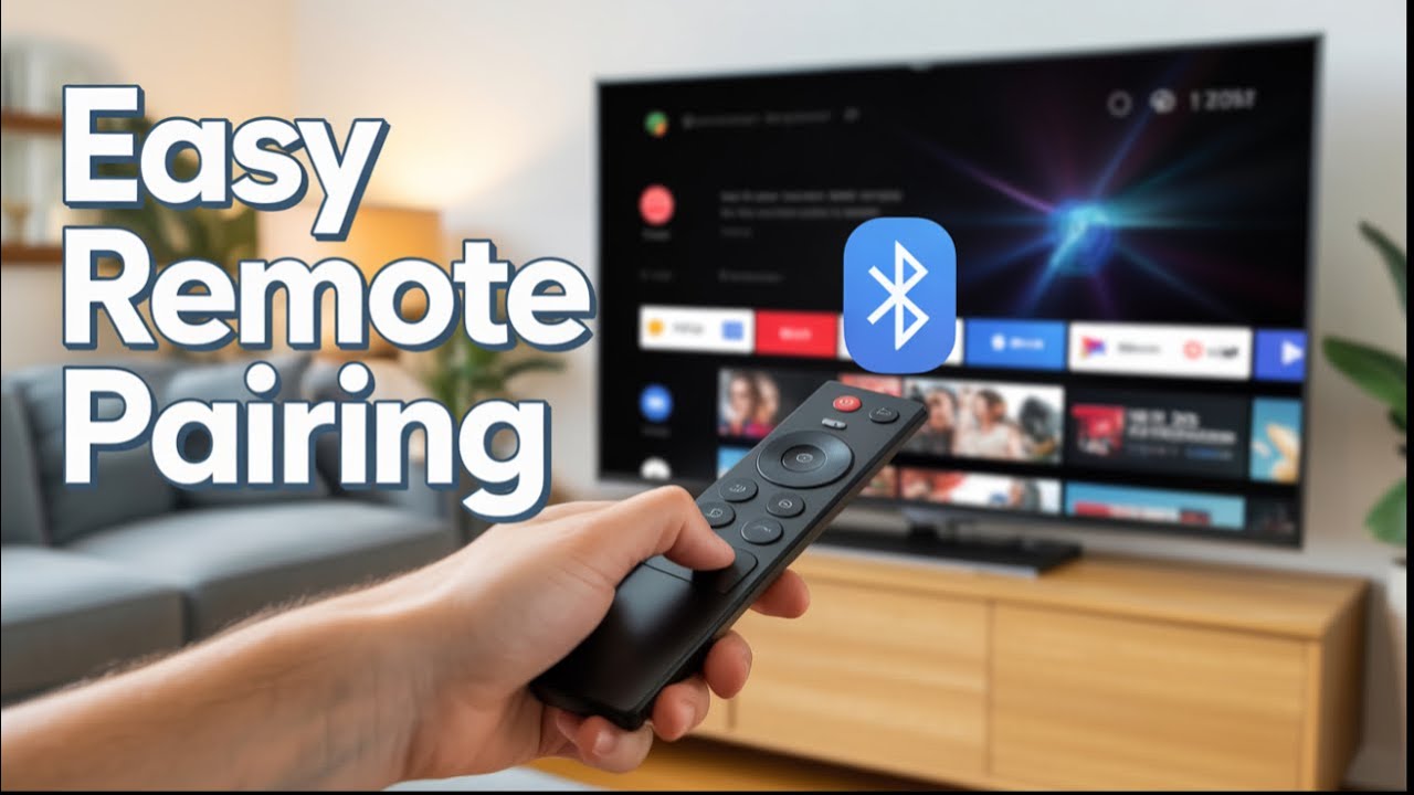 Hi-Q led smart tv remote pairing small size | smart TV Bluetooth remote connect