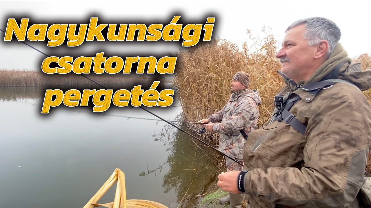 Nagykunsági csatorna - pergetés - Derzsi Józseffel