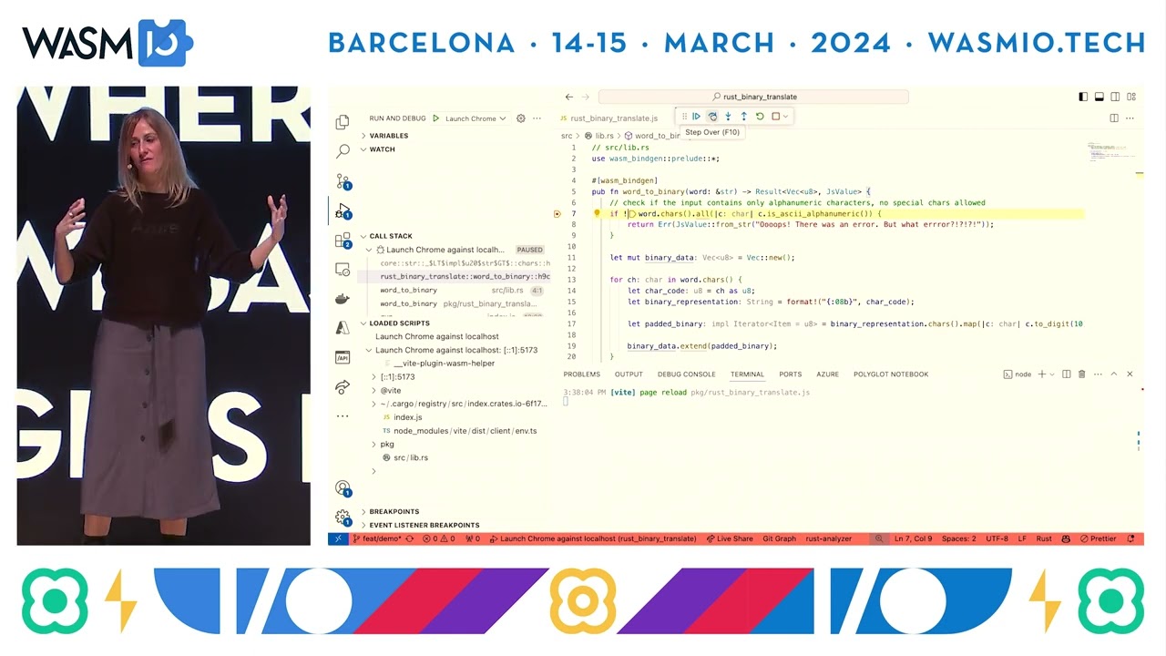 Nobody Knows the Trouble I've Seen: Debugging Wasm for web and server by N. Venditto & R. Squillace