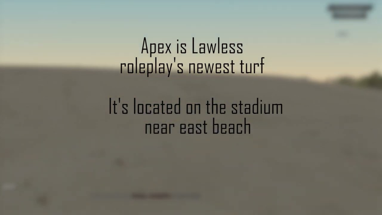 Lawless RP new apex turf!!!