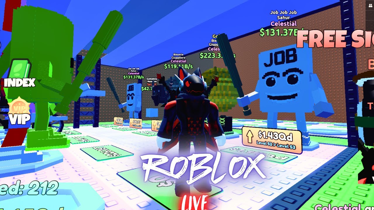 Roblox LIVE- Escape Tsunami For Brainrots | Secret + Celestial Giveaway | 