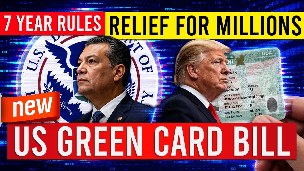 NEW US Green Card Bill: Huge Relief for Millions of Immigrants? | US immigration News