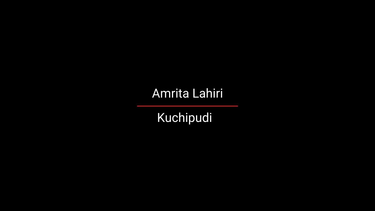 Why I Dance | Amrita Lahiri | Kalanidhi Dance and IndianRaga