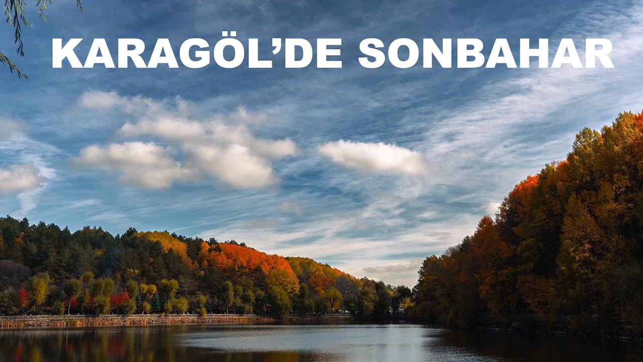 Sonbahar Renklerinde Çubuk Karagöl Tabiat Parkı | 4K Drone Çekimleriyle Büyülenin