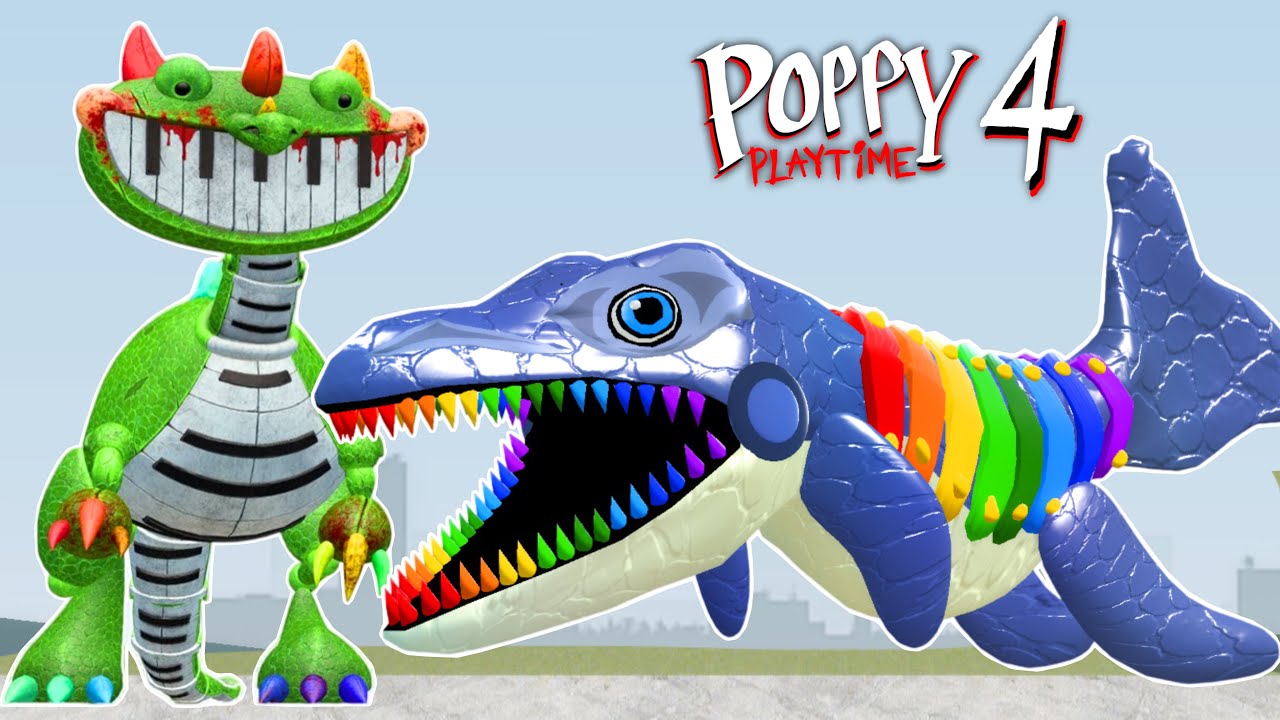 NEW XYLOSAURUS DINO TOY vs PIANOSAURUS FAMILY POPPY PLAYTIME 4 In Garry's Mod