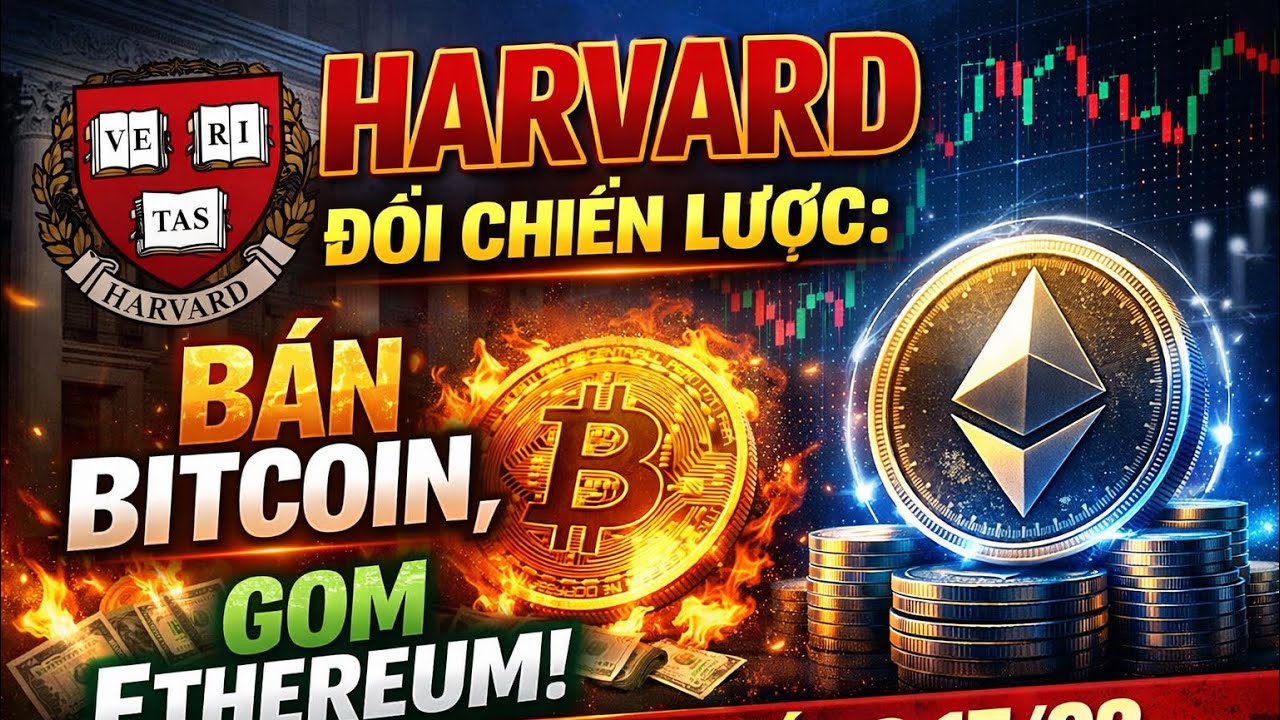 HARVARD ĐỔI CHIẾN LƯỢC: B&Aacute;N BITCOIN, GOM ETHEREUM! TIN CRYPTO N&Oacute;NG 17/02 - Full