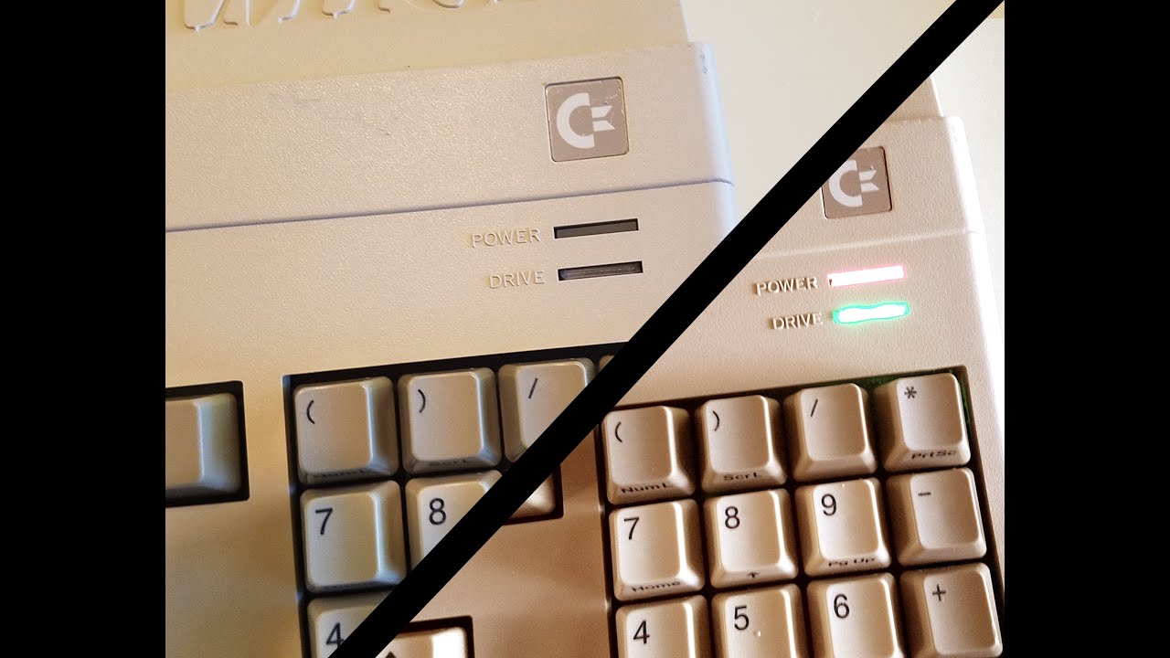 Amiga 500 Keyboard Fix. Caps Lock Blinks. Bad LED.