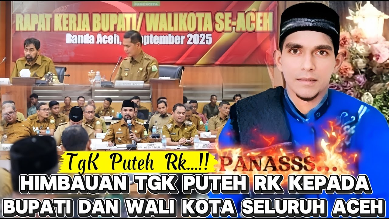 Dakwah Tgk Puteh Rk Terbaru Himbauan Tgk Puteh Rk Kepada Seluruh Bupati Dan Wali Kota Aceh @TvLangsa