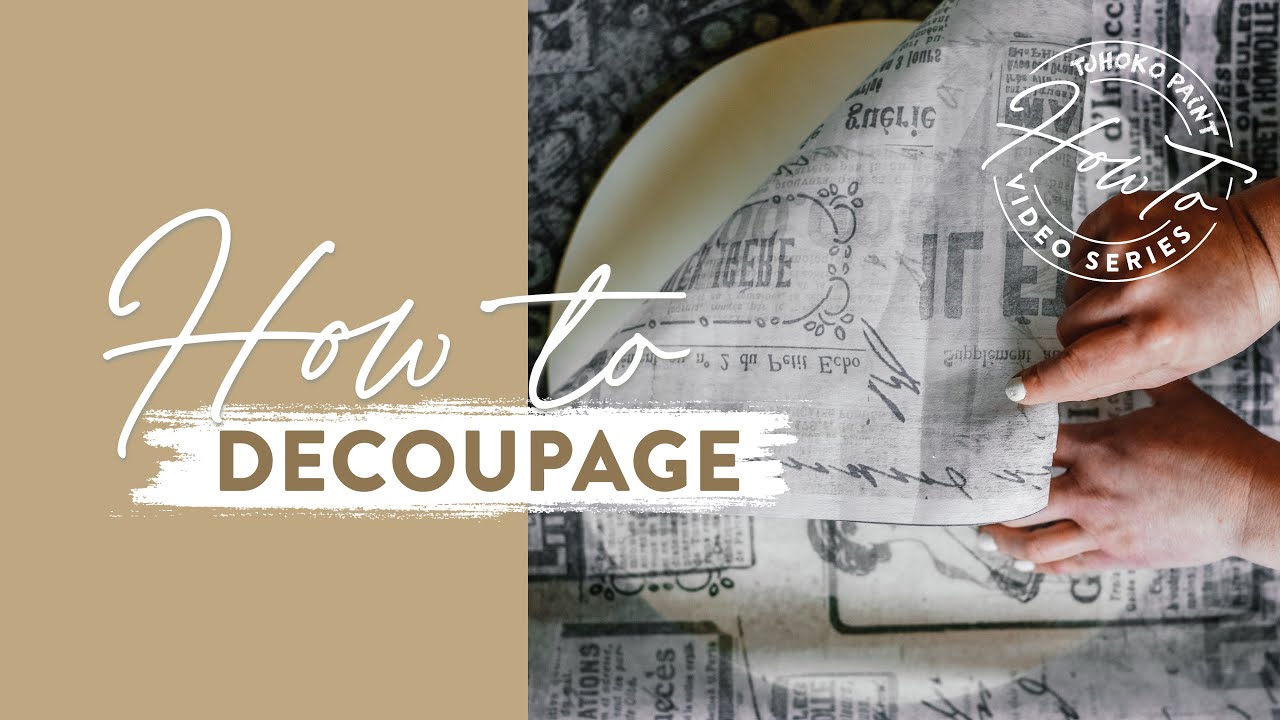 Ep 6 | How-To Series: Mastering the Art of Decoupage with Tjhoko Paint Clear Glaze