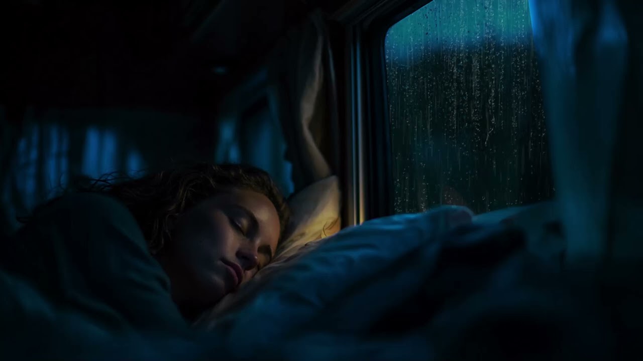 Sleep and Relax 🚗 Heavy Rain Sounds for Sleeping & Deep Relaxation, Rain Sounds in Car with Thunder
