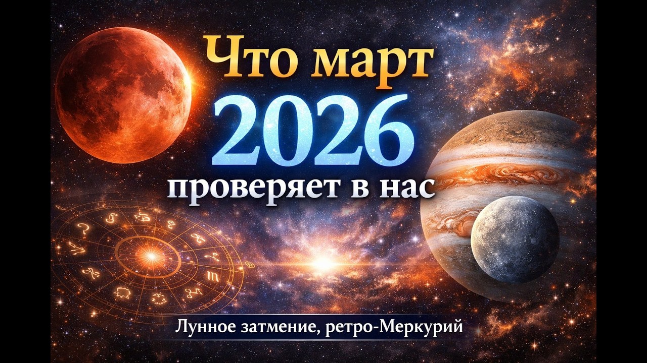 Астрологический прогноз на март 2026 Как выжить в эпоху перемен    