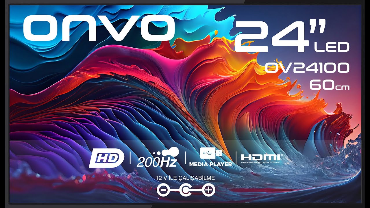 Tam Bir Mutfak Televizyonu ONVO 24'' OV24100 Lcd Tv
