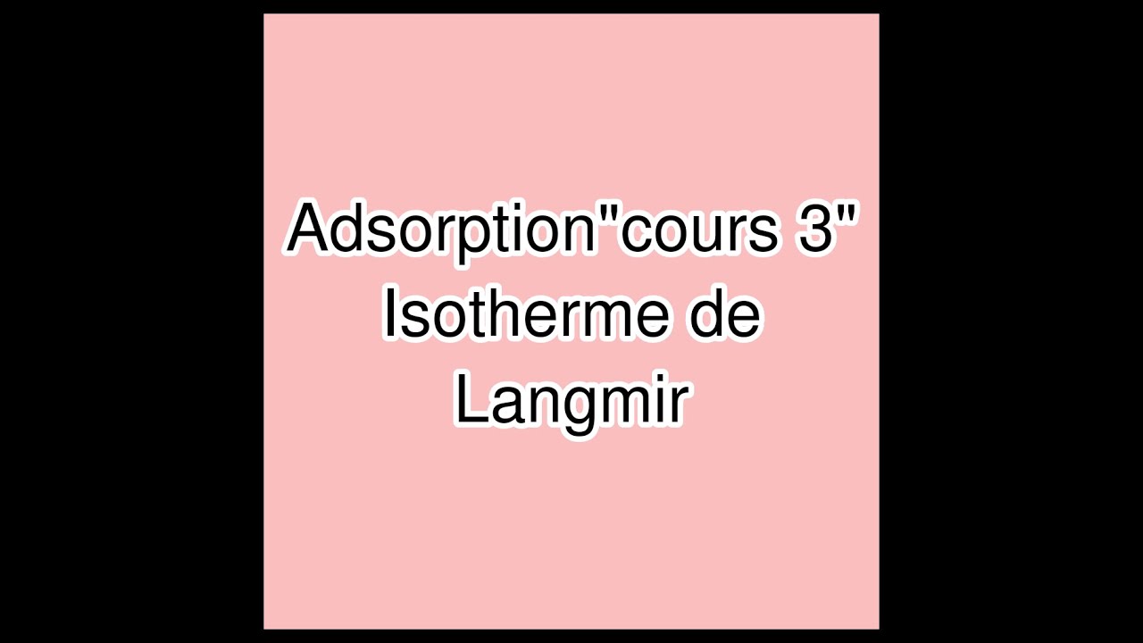 Isotherme de Langmir