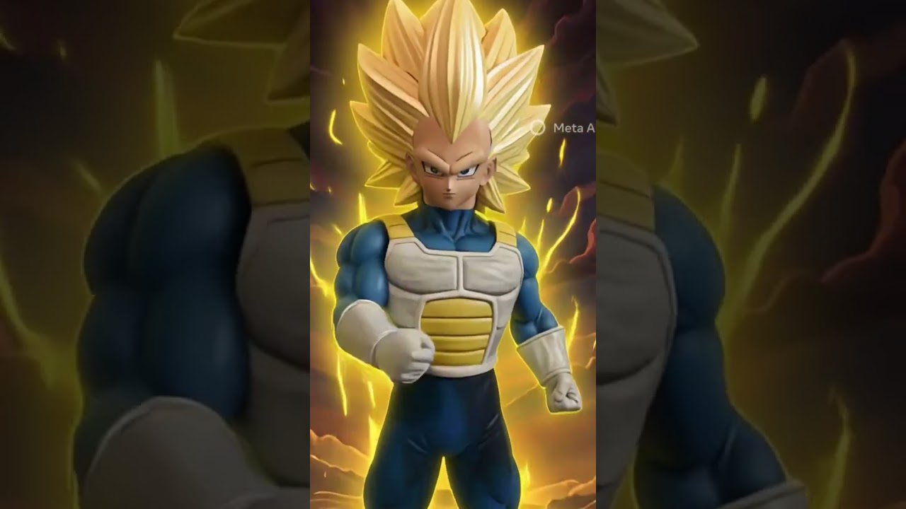 Vegeta SSJ 3 Animation - Dragon Ball Daima Demon Realm Style
