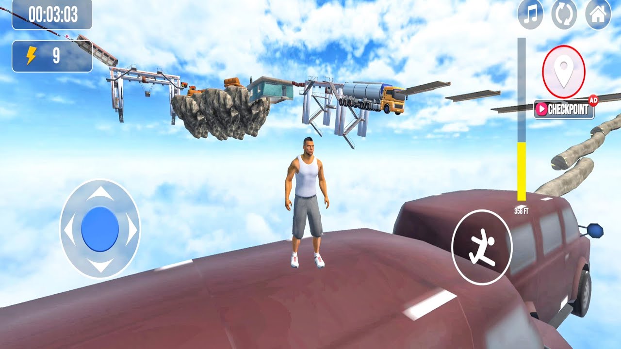 Incredible Climb Parkour Game Simulator - Only Go Up Parkour Simulator #02 - Android Gameplay