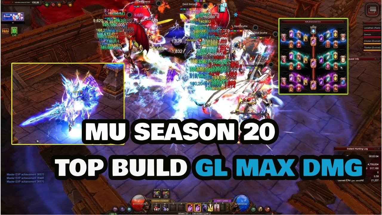 GL Season 20 Build #6: Hướng Dẫn Build Grow Lancer – Max Damage & PVM Cực Khỏe 💥