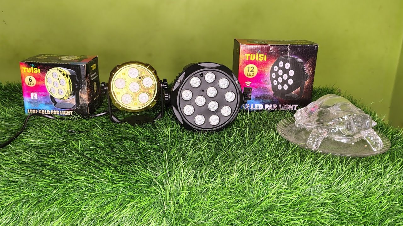 Mini par light// 6 & 12 led // remote control//sirf- 199/- .