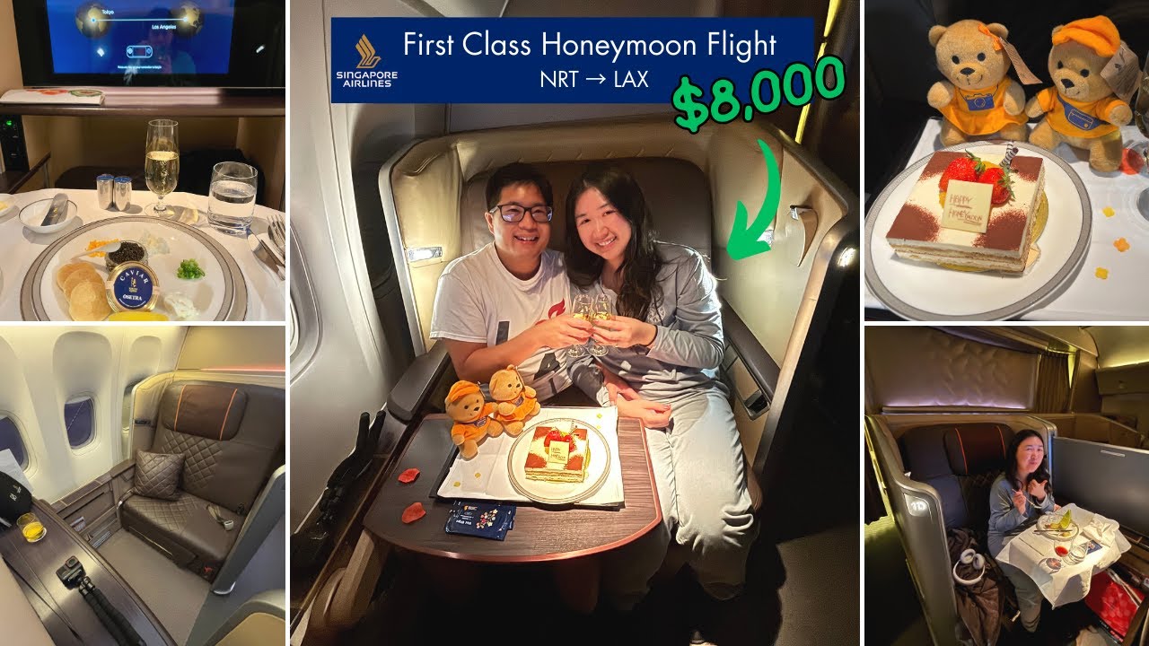 $8000 First Class Flight | Singapore Airlines | NRT to LAX | Boeing 777-300ER