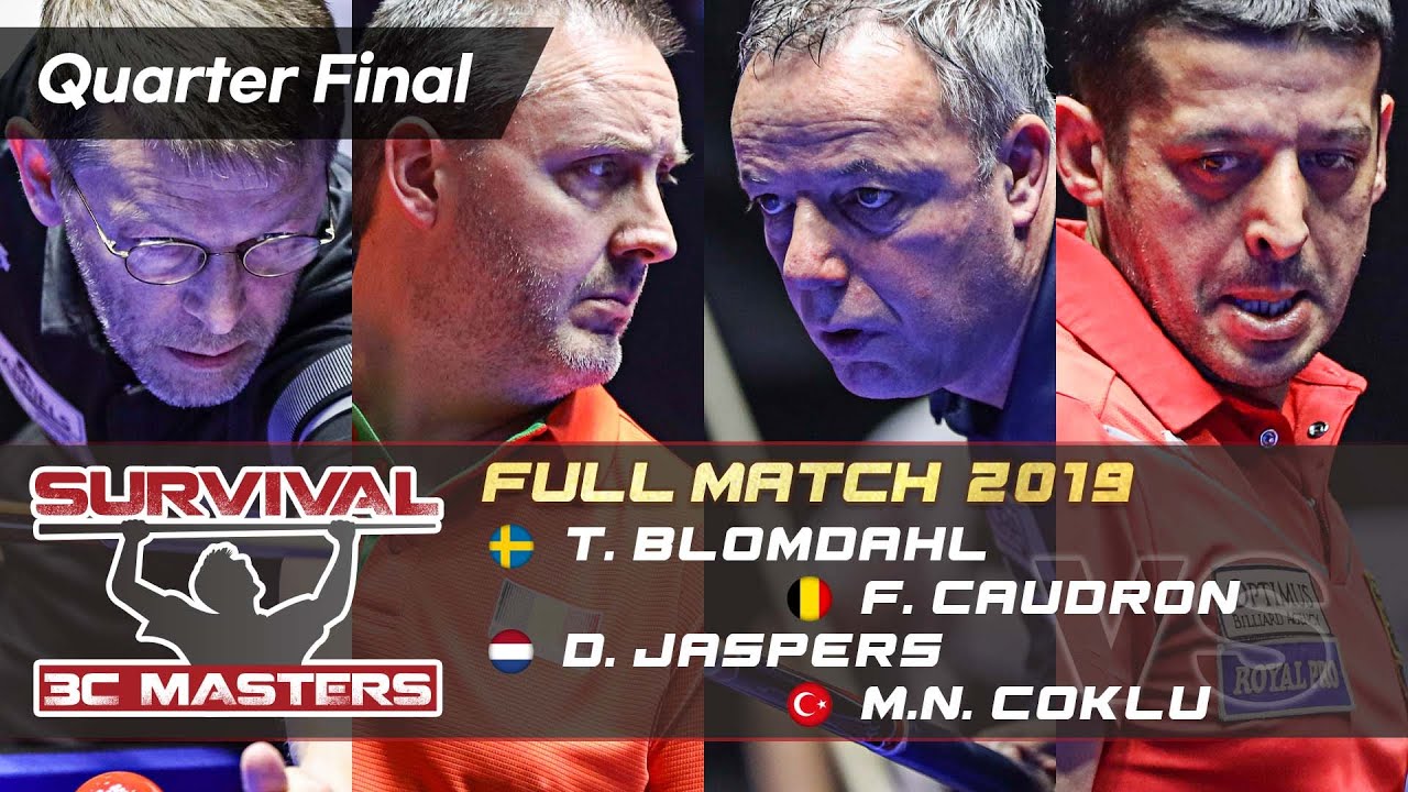 Quarter Final - T.BLOMDAHL vs F.CAUDRON vs D.JASPERS vs M.N.COKLU (Seoul Survival Masters 2019)