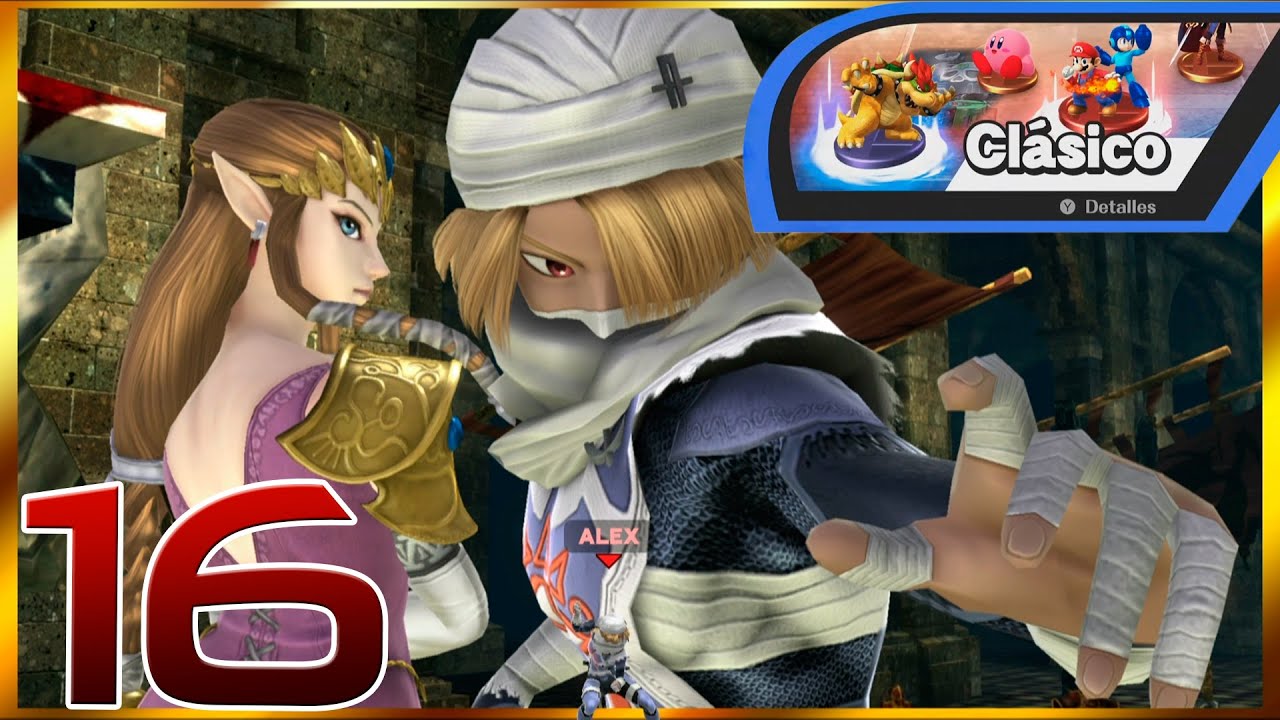 ✤ Super Smash Bros. Wii U ✤ | Modo Clásico c/SHEIK [FULL HD|60fps]