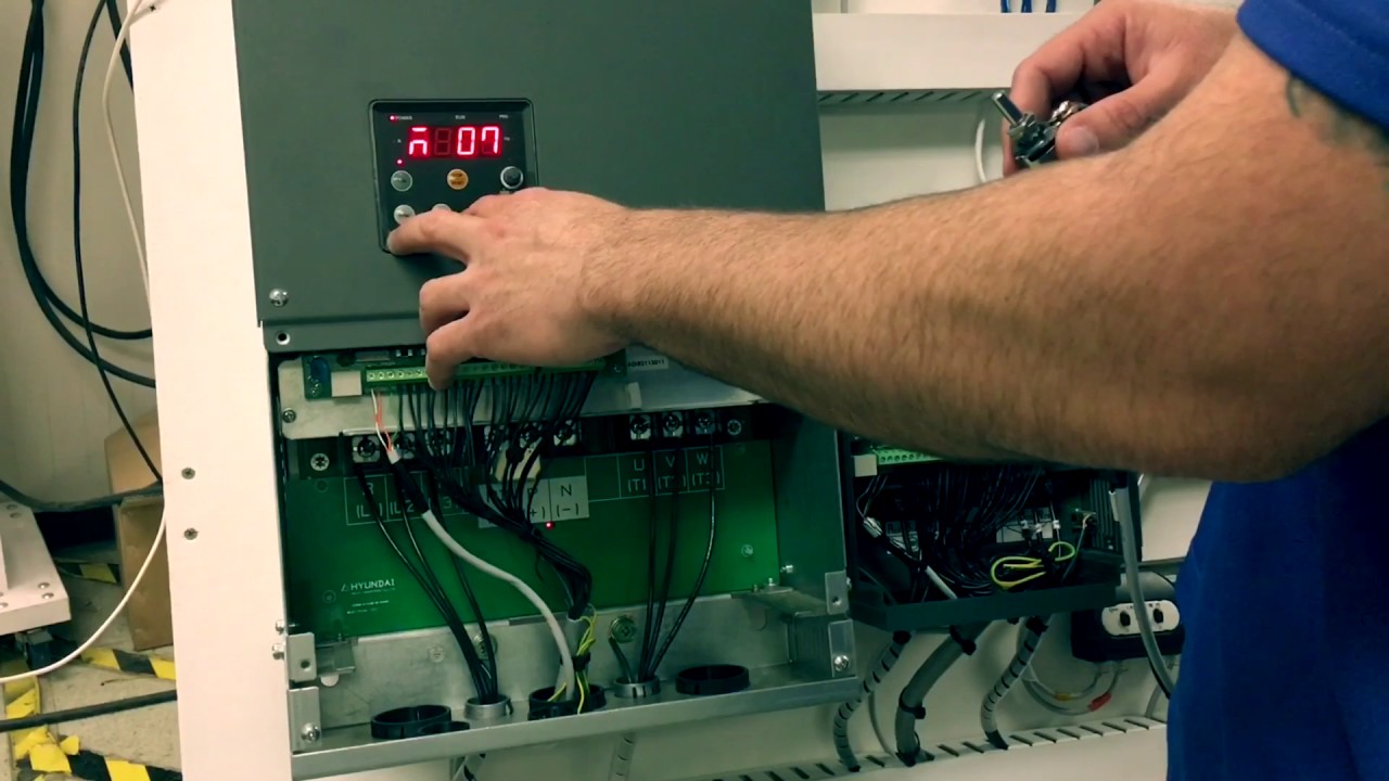 Hyundai N700e VFD Speed Potentiometer Calibration