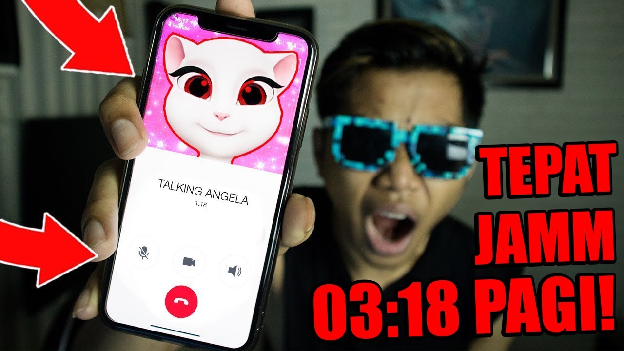 MENGERIKAN LEWAT JAM 03:18 SUBUH TALKING ANGELA BENERAN TELFON DI IPHONE X GW!