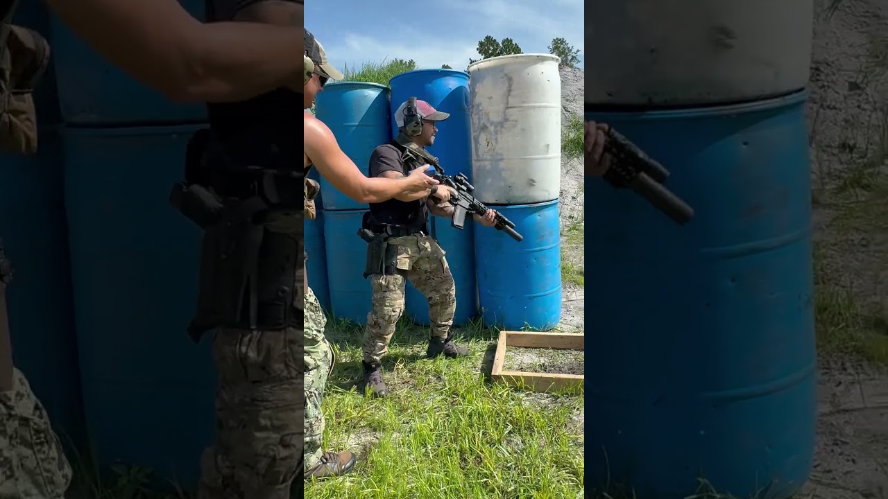 &ldquo;Distance Transition&rdquo; Rifle drill. 50 yard shots to a 5 yard shot.