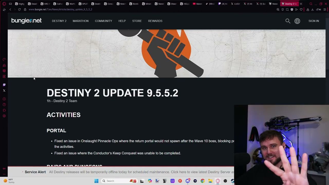 Патч для Destiny 2 исправляет ошибки в режиме &laquo;Натиск&raquo;, подземельях, экзотическом оружии и многом...