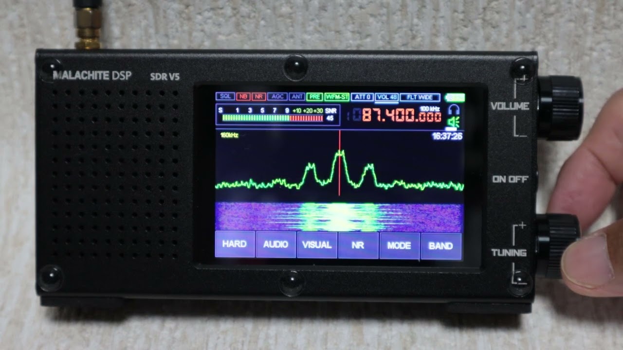 ★ 最新のデジタルラジオ・ＳＤＲ Ｖ５で、ＦＭ放送を受信してみた ★ malachite dsp sdr v5