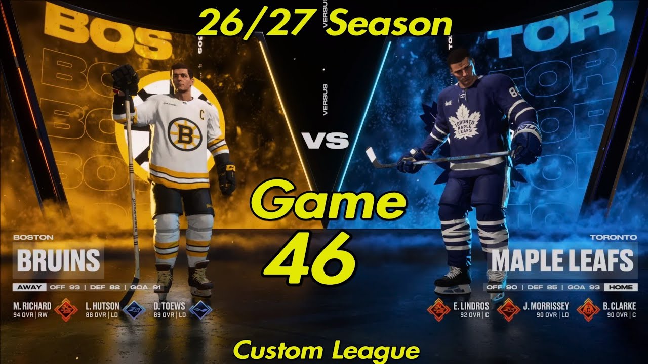 NHL26  26/27 Season Game 46