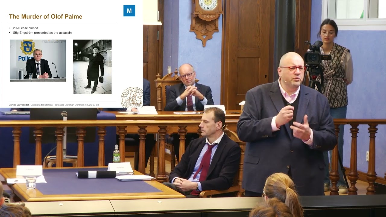 The Mock Trial against Stig Engström for the Murder of Prime Minister Olof Palme