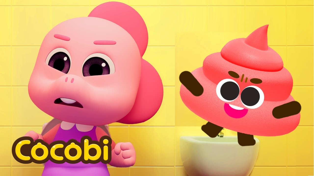 Rainbow Poo! 🌈Colorful Toilet | Videos for Kids | Cocobi
