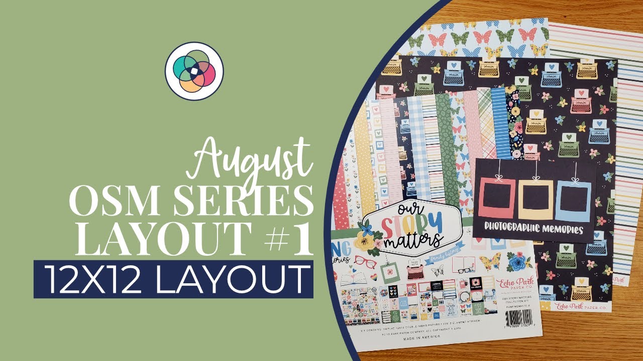 Scrapbook Process Video | Our Story Matters Series Layout #1
