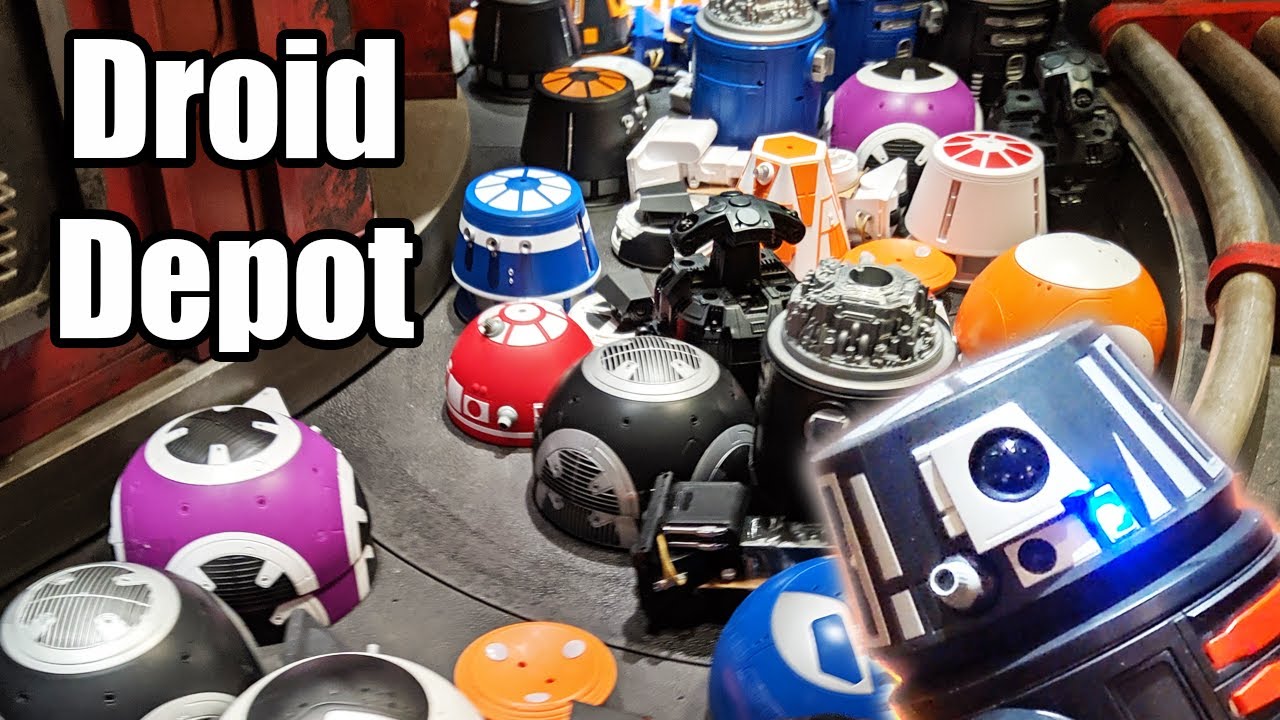 Droid Building Experience at the Droid Depot in Galaxy's Edge, Disneyland CA