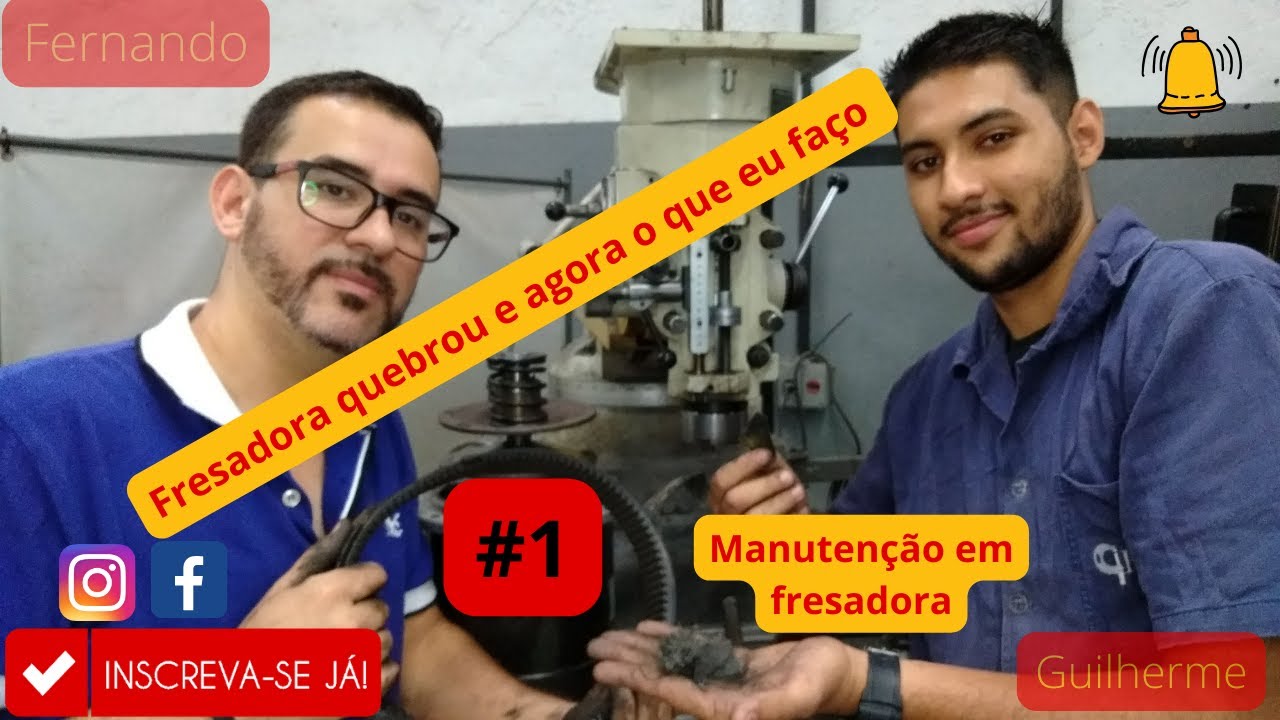 Série  Net fresa seu novo canal de ensino . Manutenção fresadora #1