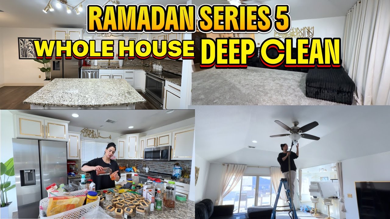 Whole House Deep Clean Before Ramadan 2026 | Ramadan Series 5 | Clean With Me Motivation🌙🤗